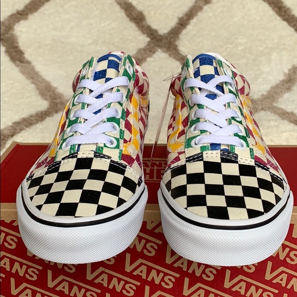 • VANS OLD SKOOL GLITER CHECK MULTITRWHT WMNS - Picture 6 of 16